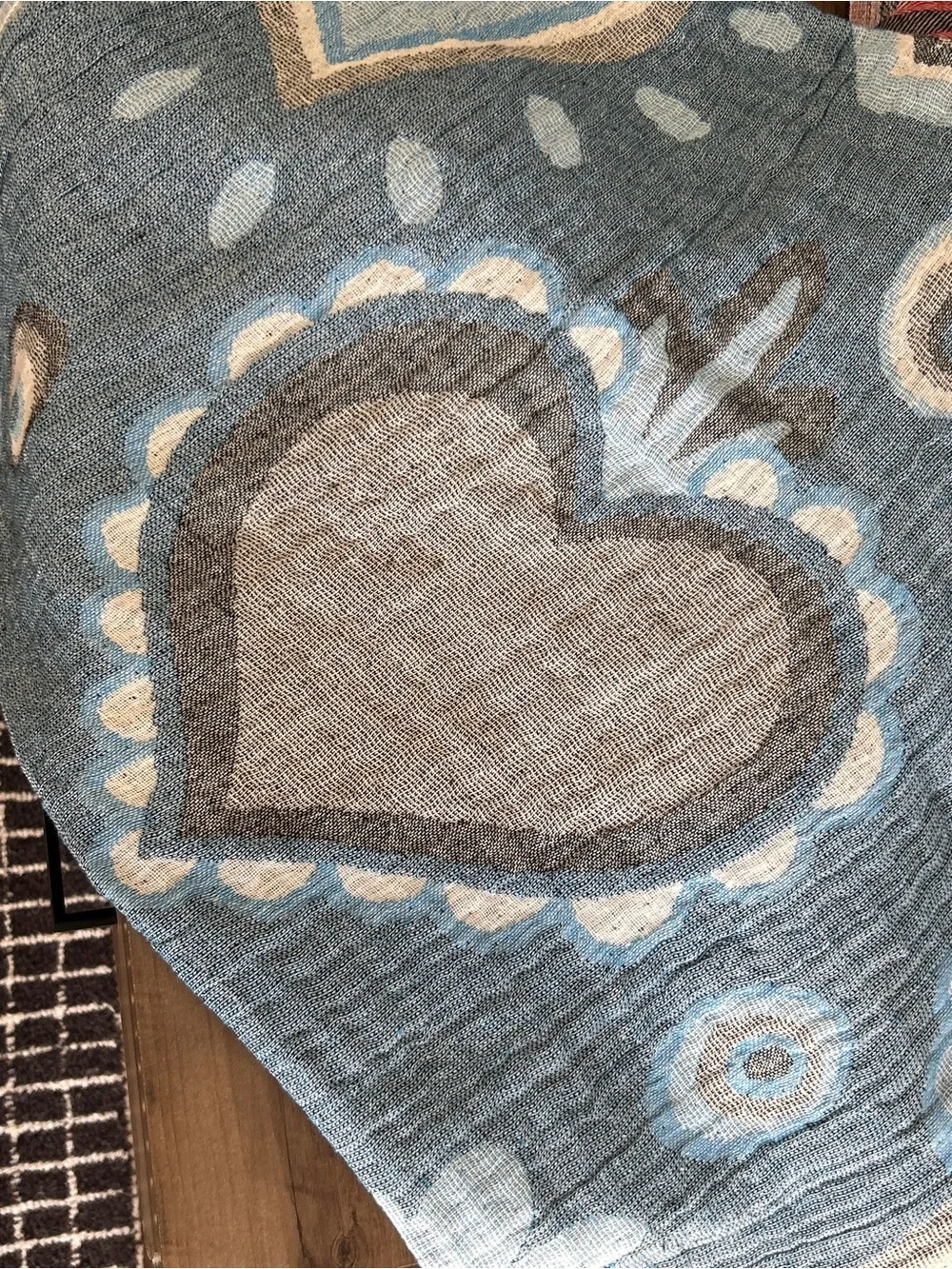 Hippie Hearts 2 Side FLiPSiDE Festival Blanket Towel Wrap NEW